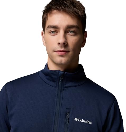 Image of Columbia Men's Essential Hike Grid Fleece Full Zip