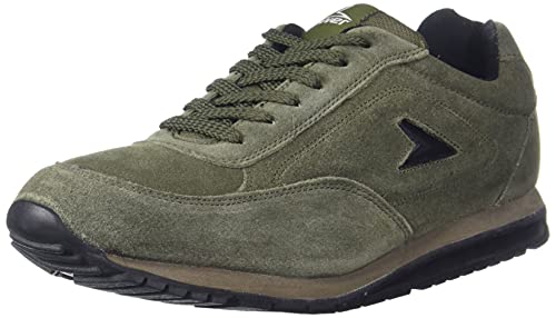 Power Men's Extreme Leather Green Sneaker-7 UK (8337894)