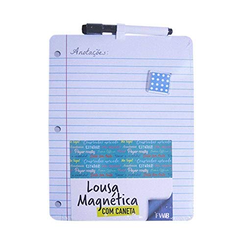 Lousa Magnética Planejamento Anotações Com Imã E Caneta