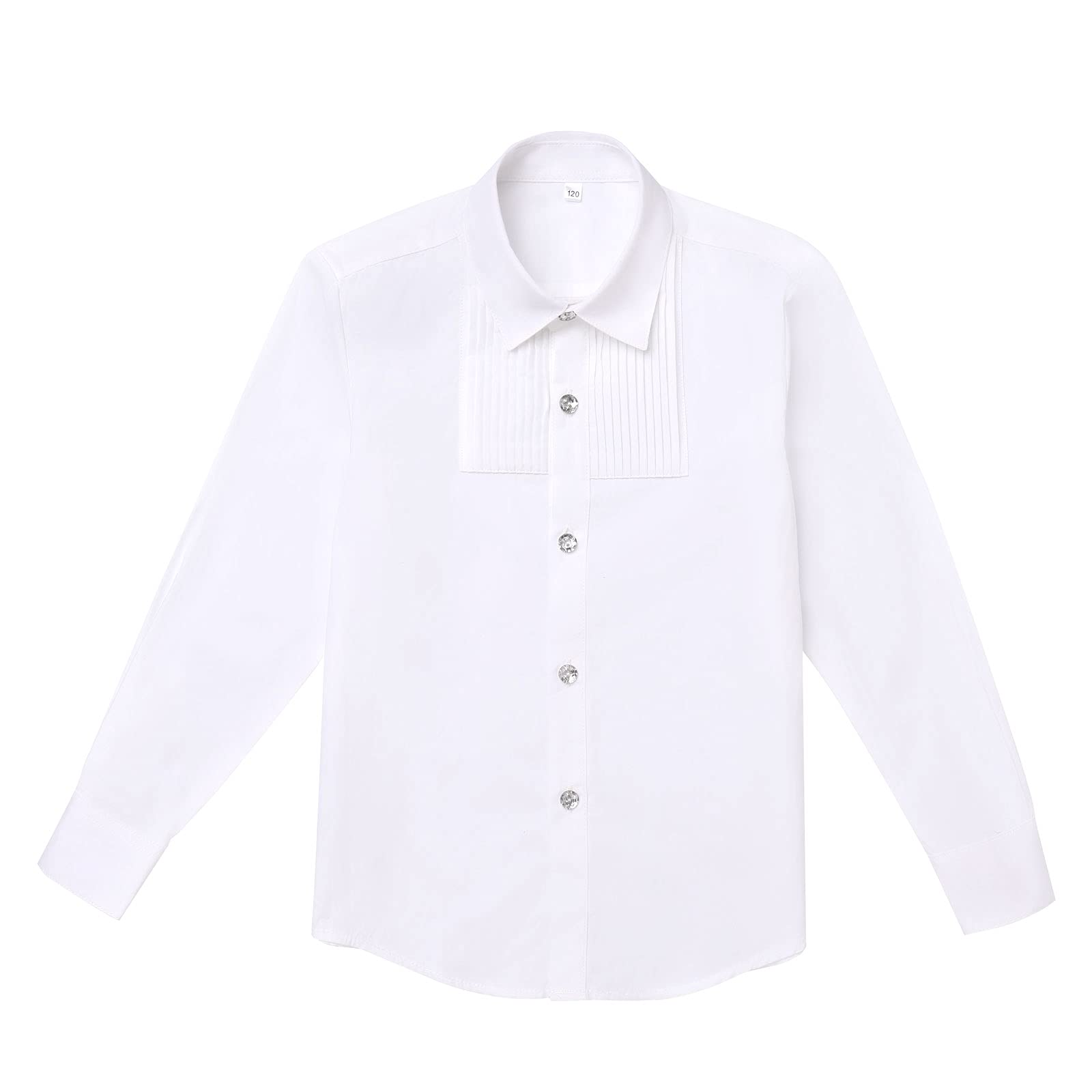 FYMNSI - Completo da smoking per bambini, a maniche lunghe, con fiocco e papillon + giubbotto + pantaloni, set di formale, festa di matrimonio, cerimonia, 4-16 anni, blu, 6-7 Anni