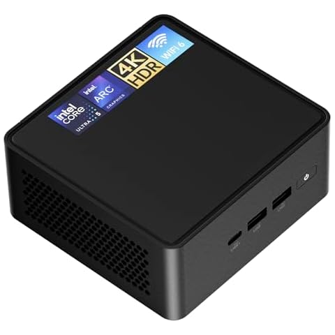 ASUS NUC 14 Pro AI Mini Computer, NUC14RVHU5 Intel Core Ultra5-125H Processor(14C/18T,Up to 4.5GHz) Intel Arc GPU Graphics,DDR5 5600 32GB RAM&512GB NVMe SSD Support 8K/WiFi6E/BT5.3/2.5G LAN/Win11Pro Cover