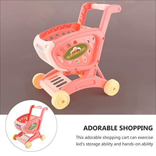 ibasenice Einkaufswagen- Simulationsmodell- Mini- Einkaufswagen- Modell Einkaufswagen- Imitation Kreatives Kinder… – Bild 7