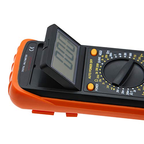 Amtast Digital Multimeter Ac/Dc Amp Ohm Voltage Resistance Continuity Capacitance Diode Hfe Temp Tester Amt32 #TOP2