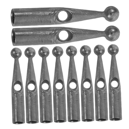 ANDRESLAD 10 Stück Metall Regenschirm Endkappen Ersatzteile Öffnung für Regenschirm Reparatur Zubehör Langlebige und Benutzerfreundliche Schirmspitzen für Klapp und Sonnenschirme