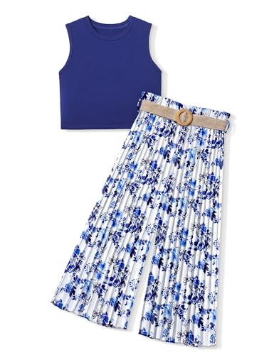 Trajes de verano de 2 piezas para niñas que buscan comodidad sin pasar calor