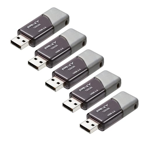 PNY Turbo Attaché 3 five-pack USB flash drives