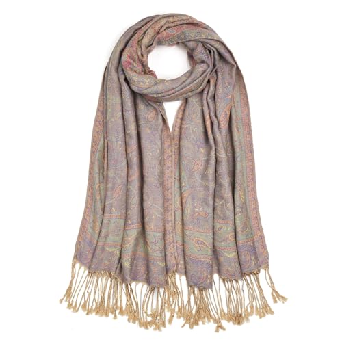Châle pashmina femme réversible pour stopper le froid avec style