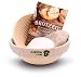 Produktbild Handgemachte Gärkörbchen - Set - rund - ø 22cm und 25cm, neu inkl. passgenauen Leineneinsätzen und Rezepten zum backen!