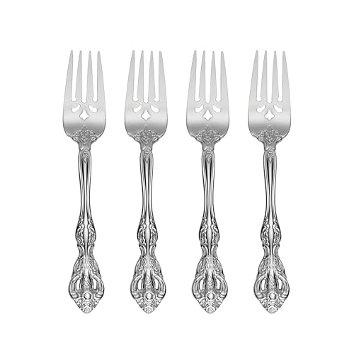 Oneida Michelangelo Salad Forks Silverware Set for 4, Flatware - image 1