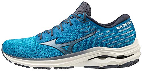 Mizuno Men s Wave Inspire 17 Running Shoe, Mykonos Blue-Ombre Blue, 12