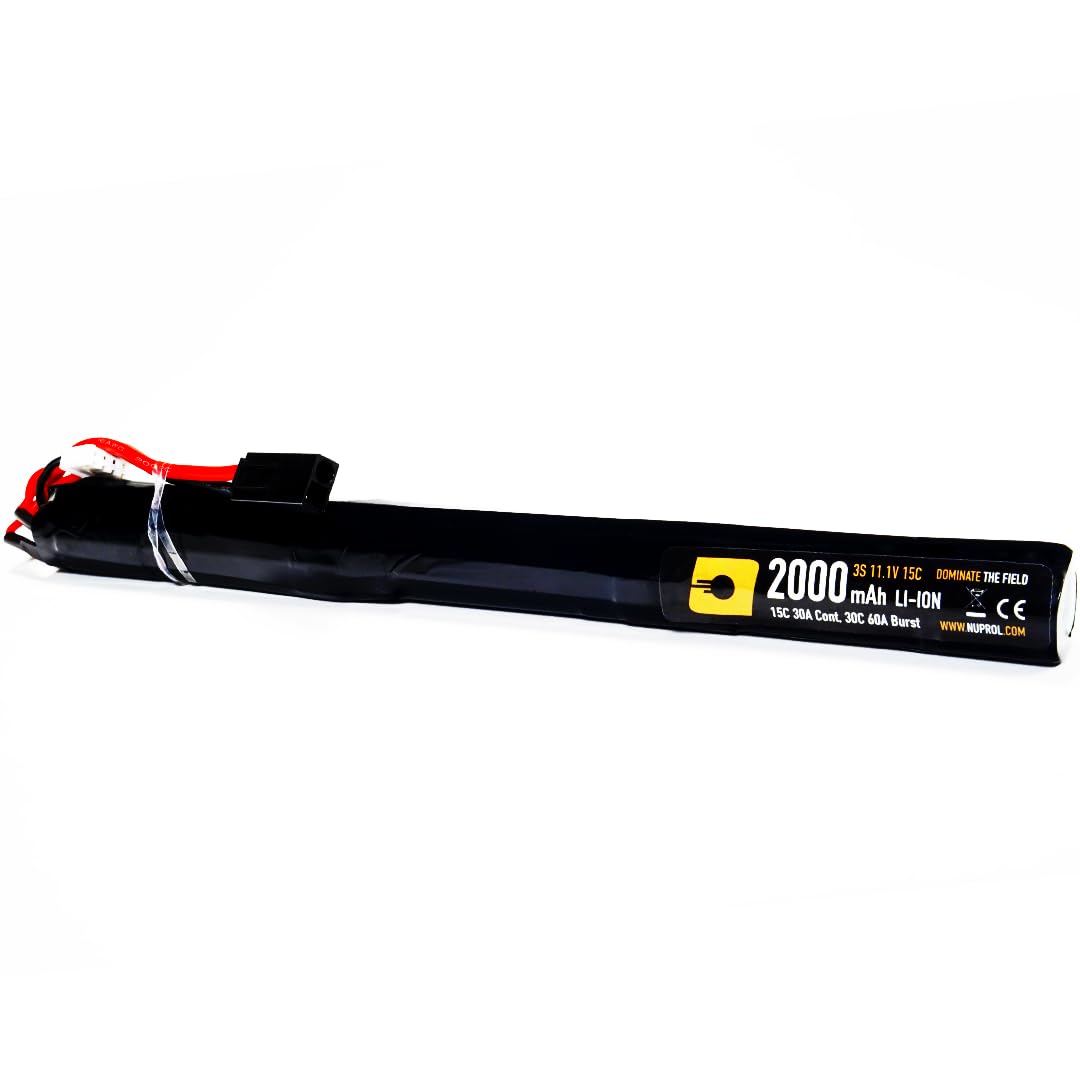 NUPROL Power - 11.1v Li-Ion 2000mAh 3S Mini Tamiya [Rate 15C @ 30A] [Burst 30C @ 60A] - Stick