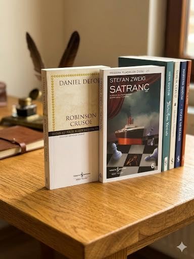 Satranç ve Robinson Crusoe Kitap Seti