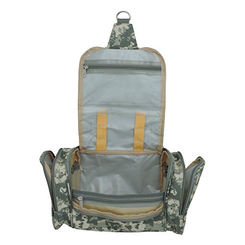 DALIX Camouflage Hanging Travel Toiletry Kit Accessories Bag