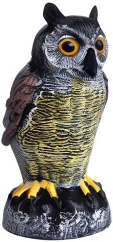 Galashield Owl Decoy to Scare Birds Away | Plastic Owls to Scare Birds Away | Owl Statue for Garden & Outdoors - Image 7