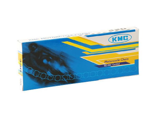 Chaîne Renforcée KMC 428/130 Maillons Or - Avec Attache Rapide Dirt Bike