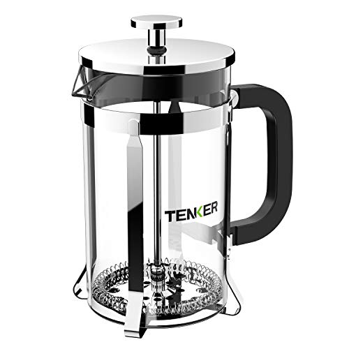 TENKER フレンチプレス コーヒープレスティーサーバー 600ML