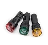 Intermittent sound Flash buzzer AD16-22SM sound and light alarm 22mm 220V Indicator light signal lamp(Red)