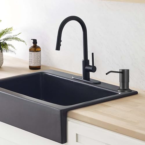 Image of Soap Dispenser for Kitchen Sink, Built in Sink Soap Dispenser with 47 inch Extension Tube Kit | 360 Rotatable Liquid Soap Dispenser for Kitchen or Bathroom Countertop