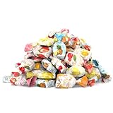 Arcor Fruit Filled Bon Bons by The Nile Sweets - Hard Candy with Soft & Chewy Interior (16 oz) - Variety Pack of Strawberry, Cherry, Pineapple, Orange & Lemon Flavors