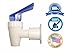 AquaNation BPA Free Sunbeam Dispenser Replacement Cooler Faucet Water Bottle Jug - Reusable Spigot Spout Leak Proof Beverage Lever Pour Valve Blue