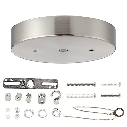 EIFHYT Canopy Kit for Chandelier, 5 1/8 Ceiling Lighting Modern Steel Canopy Kit Light Fixture Cover...