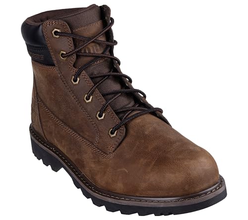 Image of Skechers Mens Longrider Orsin 6 Inch Padded Collar Soft Toe Work Boot