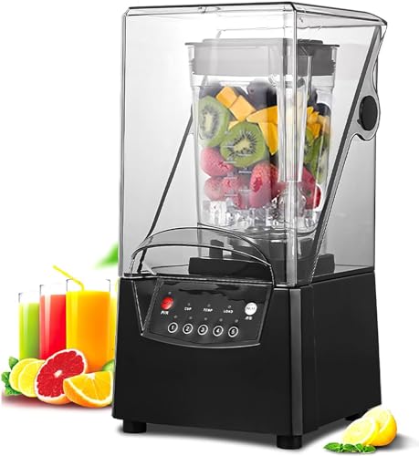 2200W Blender Smoothie Maker, Portable Blender, 2L Smoothie Blender with 5 Presets, 17000RPM Shredded Ice, Silent Broken Wall Cooking Machine,for Smoothie, Fruits(2 Cups)