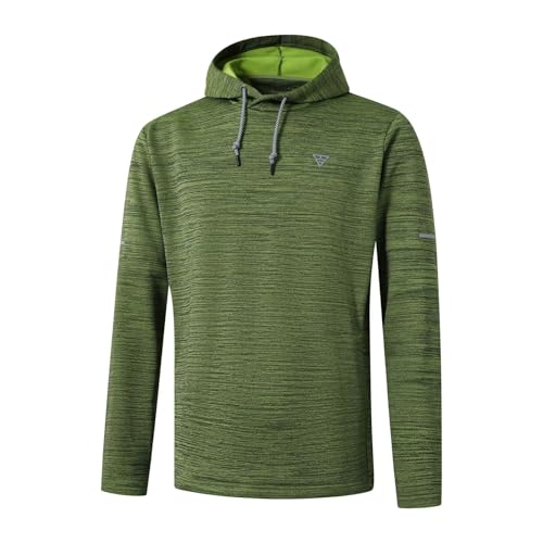 M MAELREG Hoodies for Men Golf Fleece Hooded Sweatshirts Dry Fit Athletic Lightweight Casual Midlayer Mens Hoodies Pullover