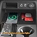 PeakPurit Wireless Charging Protector Mat Compatible with Honda 2023-2025 2026 Pilot & 2026 Passport Accessories Black Silicone Material Center Console Mat (with Indicator Light Port)