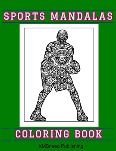 Sports Mandalas Coloring Book: For Fun, Meditation, Stress Relief, Relaxation, Mental Health