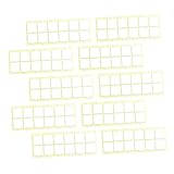 Gadpiparty 10 Blatt Transparentes Doppelseitiges Klebeband Hochklebend Für Akustikschaumplatten...