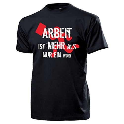 Travail Est Plus qu'un mot T-Shirt Fun pour le Bureau et Afterwork