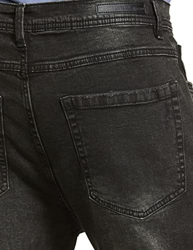 Image of Max Men's Ankle Length Washed Carrot Fit Jeans