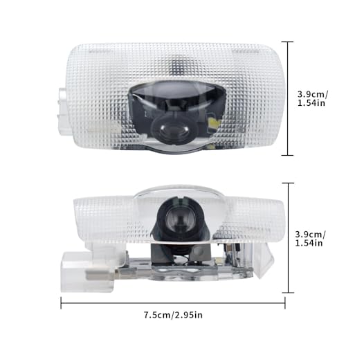 2-Pack Luces LED de Proyector con Logo Sport para Lexus miniatura 5