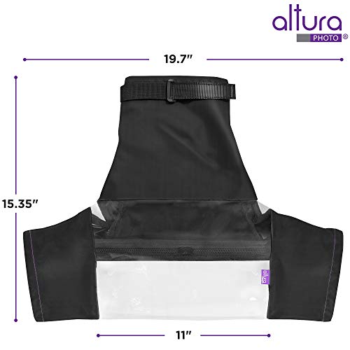 Altura Photo Professional Camera Rain Cover for Canon Nikon Sony DSLR