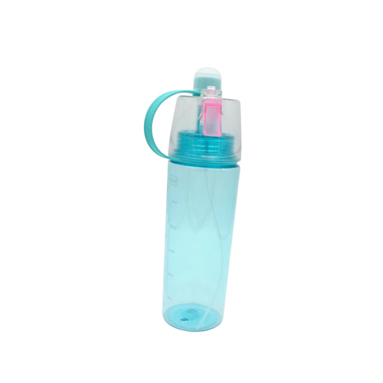 Toddmomy 600ml Outdoor Misting Spray Water Bottle Food Grade Plastic Leakproof for Sports Travel Fitness