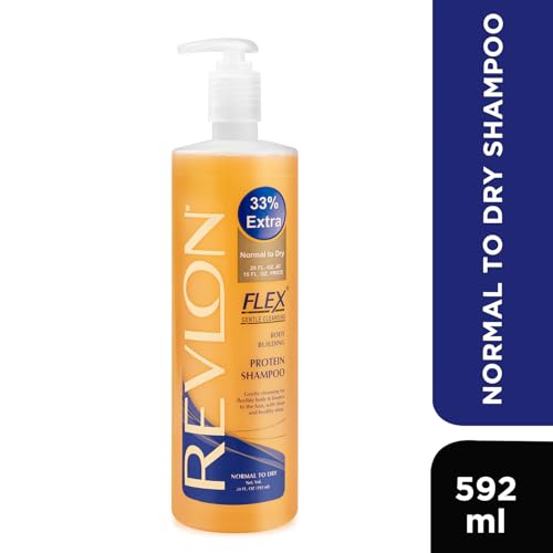 Image of Revlon Flex Body Building Protein Shampoo Regular - 592Ml