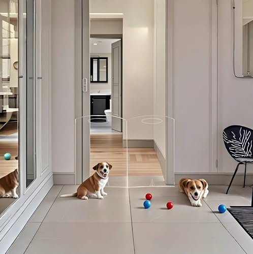 All Cheerful Clear Support Feet 2pcs for Dog Gate (Only Used for Our Store's Pet Gate)