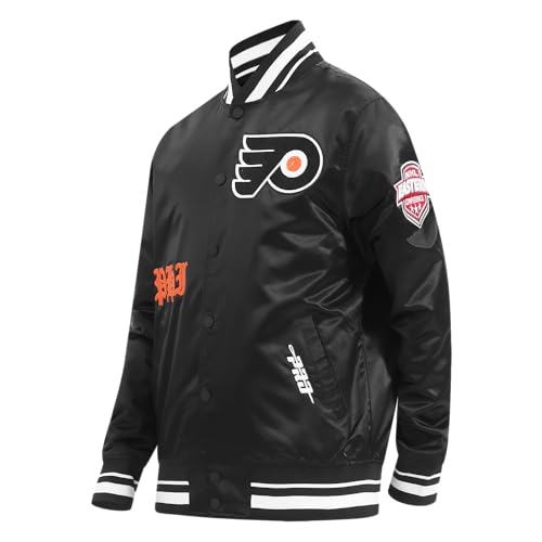 Image of Pro Standard Mens NHL Old English Satin Jacket