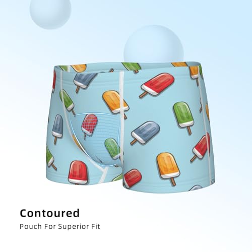 Boys' Cotton Boxer Brief Soft Underwear-Modern Ice Cream4