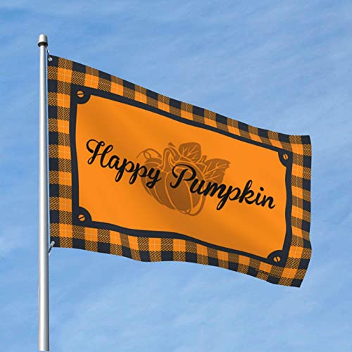 COTECI おもしろハロウィンフラッグ ハローパンプキンフラッグ 3 オフィス装飾 男性用 マニーフラッグ (サイズ:152X244CM)