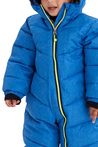 Foto von Killtec Kinder Skioverall Karter Mini - Schneeanzug mit Kapuze - 10.000 mm Wassersäule - Skianzug für Mädchen und Jungen, royal, 110/116, 34238-000