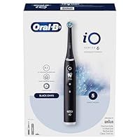Oral-B iO Series 6 Gentle Clean Electric Toothbrush with A.I. Connectivity, Travel Case, and LED Interactive Screen,