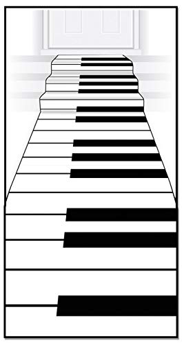 Preisvergleich Produktbild Beistle Piano Tastatur Läufer, 24 von 3 M wahr, weiß / schwarz