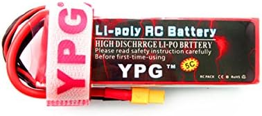 YPG GARTT 1800mAh 6S 22.2V 60C LiPo Battery for SAB380 Align 470 ALZRC Devil 380 480 RC Helicopter Airplane Cars Truck Buggy Truggy Multicopter Drones