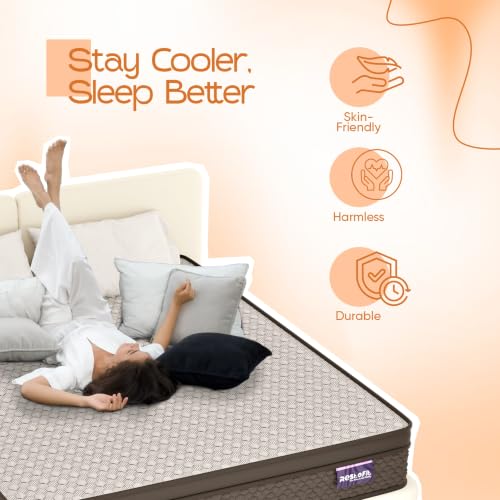 Image of RESTOFIT Premium Euro Top Plus Orthopedic Memory Foam 6 Inch Single Mattress (72x36x6) | NextGen Cool-Tech for Spine Support & Pressure Relief | Breathable Viscose Cotton Fabric | 11-Year Warranty