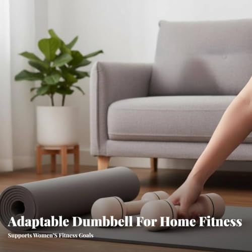 Image of CALANDIS Adjustable Dumbbell Set for Women, Home Fitness Equipment, Multi-Weight, Upper Limb Training, Stylish Design
