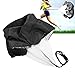 Leapiture Football Drag Running Speed Training Resistance Parachute Strength Training Umbrella with Adjustable Strap, Carry Bag (Black)