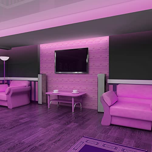 Inextstation 12V Led Light Strip Ip65 Waterproof Pink Led Strip Lights 16.4Ft/5M Cuttable 300 Smd 2835 Led Tape Flexible Led Lights For Bedroom Outdoor Indoor Decor (Power Adapter Not Included) #TOP5