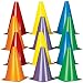 Dozen Assorted Plastic Traffic Cones [Toy]